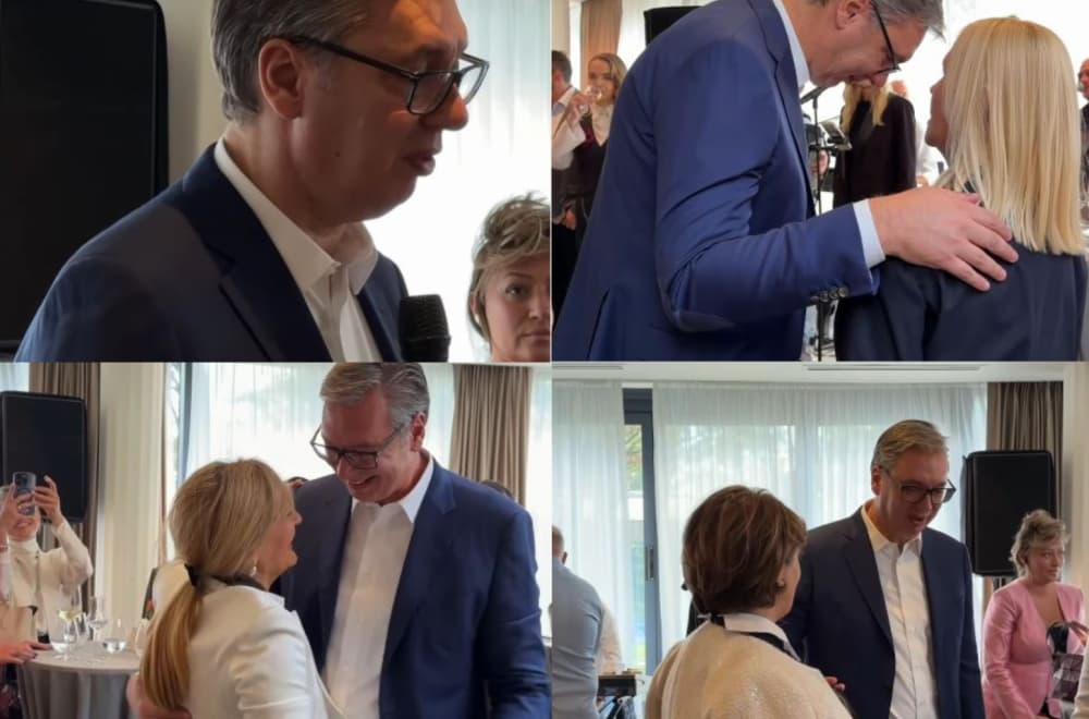 Slika uz članak: Vučić organizovao koktel za zaposlene i zaplesao: "Završavam svoj drugi predsednički mandat" VIDEO