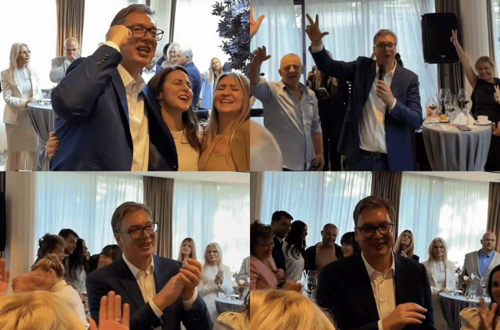 Slika uz članak: Vučić zapevao "Vidovdan"; "Oni se stide srpskog pozdrava, a ja ću uvek da se ponosim" VIDEO