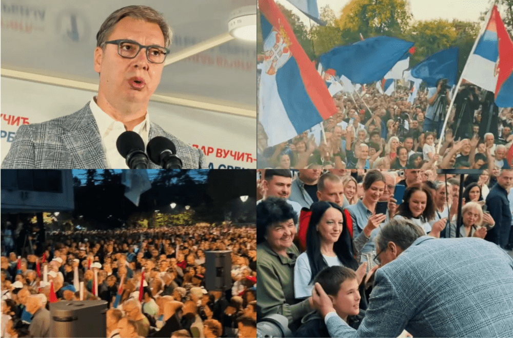 Slika uz članak: Snažne Vučićeve poruke: "Politika napolje iz škola"; "Mala, efikasna Vlada"; "Slušam samo svoj narod" VIDEO