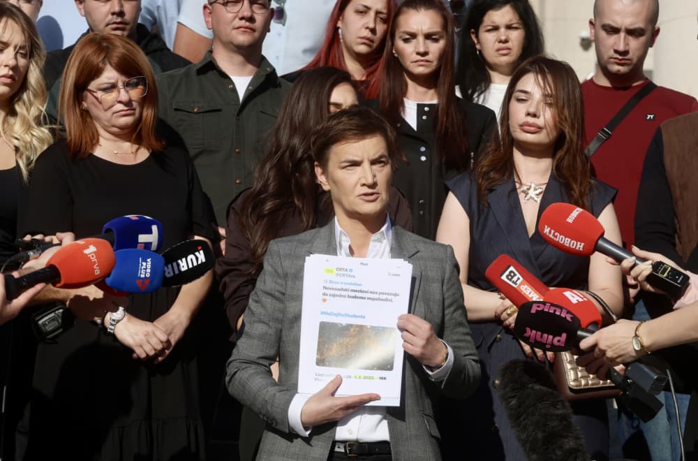 Slika uz članak: Brnabić reagovala na izveštaj CRTE