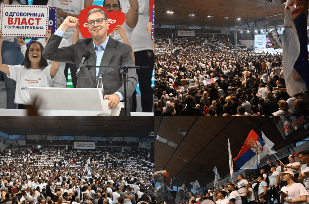 Slika uz članak: Vučić: "Ne dam Srbiju najgorima"; "Politika van škola i van fakulteta, to je moje čvrsto obećanje"