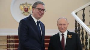 Slika uz članak: Putin podržao Vučića: Nadam se da će biti premijer Srbije (VIDEO)