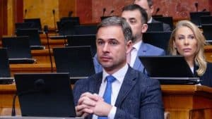 Slika uz članak: Aleksić (NPS): Vučić bez ijedne javne funkcije i posle 25. oktobra – garancija budućnosti Srbije