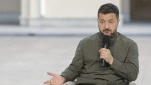 Slika uz članak: Zelenski: Ukrajina testira novo oružje protiv dronova