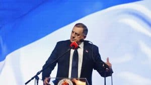 Slika uz članak: Dodik: Kazna Tačiju i ostalima karikatura pravde