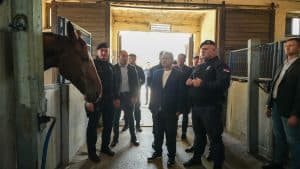 Slika uz članak: Dačić: Konjanici MUP-a treba da budu vidljiviji na ulicama Beograda, da ih građani upoznaju (FOTO)