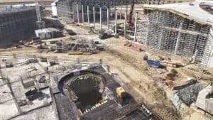 Slika uz članak: Putevi Srbije: Radovi u Surčinu na petlji EKSPO