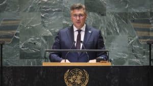 Slika uz članak: Plenković u UN-u prozvao Srbiju, govorio o Mladiću i položaju Hrvata u BiH