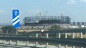 Slika uz članak: Beograd domaćin finala fudbalske Lige Evrope 2029. na stadionu koji se još gradi