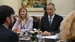 Slika uz članak: Marko Đurić razgovarao sa šefom Posmatračke misije ODIHR-a