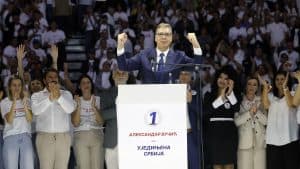 Slika uz članak: Izborni presek: Vučić predstavio program ‘Ujedinjene Srbije’, Fico ipak nije došao