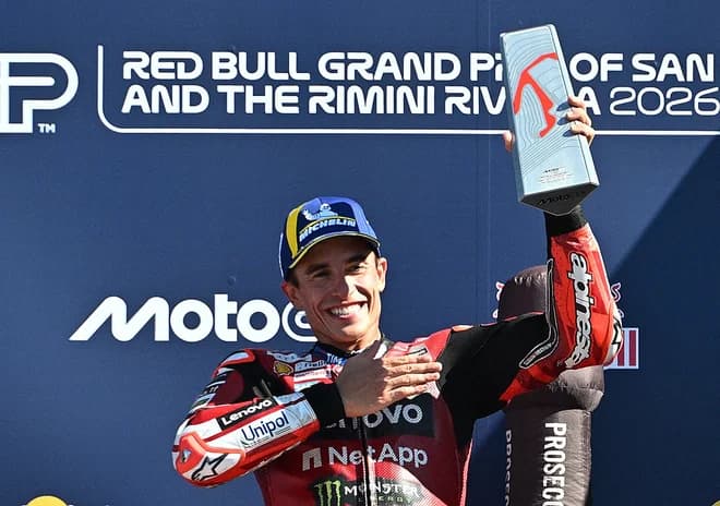 Slika uz članak: Brata Marc in Alex Marquez poskrbela za špansko srhljivko v Misanu