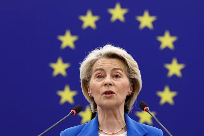 Slika uz članak: Kaj bo v govoru o stanju Evropske unije povedala Ursula von der Leyen?