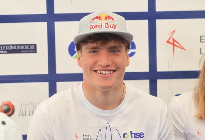 Slika uz članak: Žiga Lin Hočevar kar dvakrat spravil v jok olimpijskega prvaka