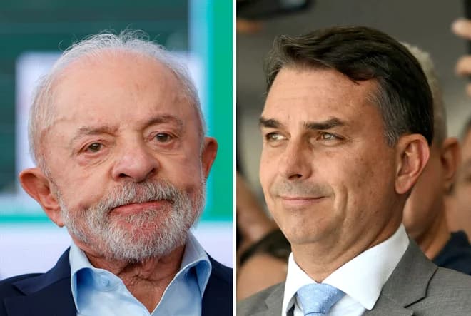 Slika uz članak: Lula proti Bolsonaru ml. in njegovemu botru Trumpu