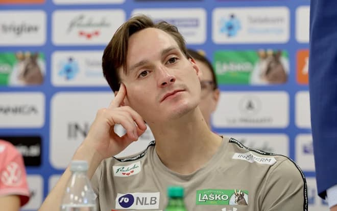 Slika uz članak: Domen Prevc v nezavidljivem položaju, pod pritiskom tudi njegova sestra Nika