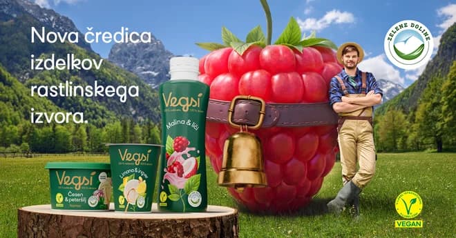 Slika uz članak: Mlekarna Celeia predstavlja VEGSI, svojo prvo linijo rastlinskih izdelkov
