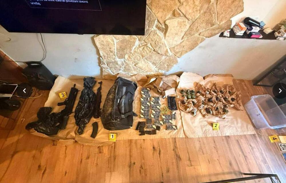 Slika uz članak: U bunkeru držao veću količinu bombi, oružja i municije: Saslušan Zemunac!