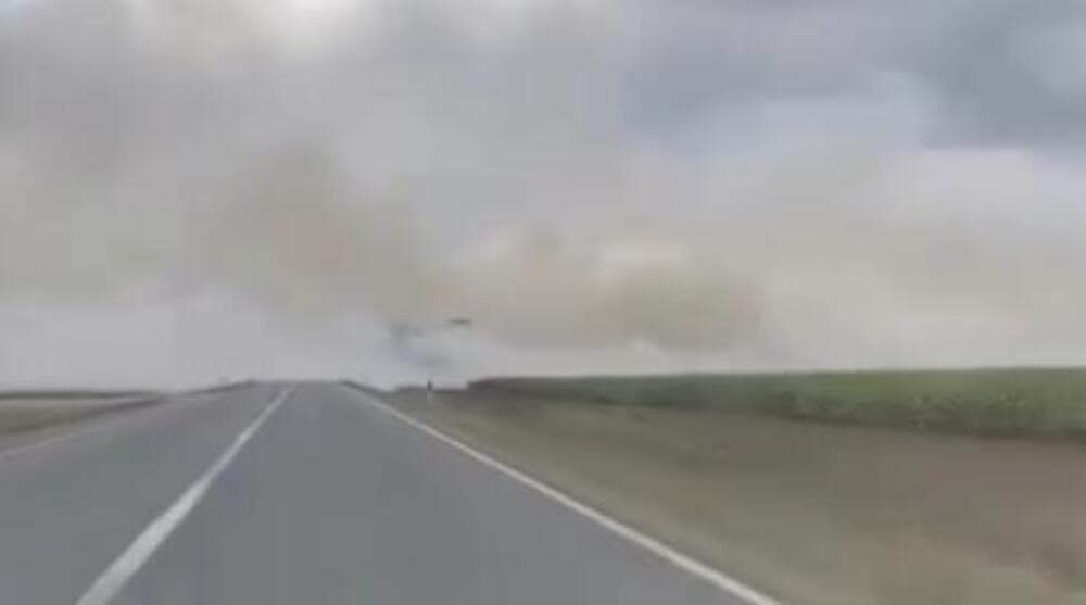 Slika uz članak: Ne vidi se prst pred okom: Dramatičan snimak iz ovog dela Srbije! Evo šta se dešava (VIDEO)
