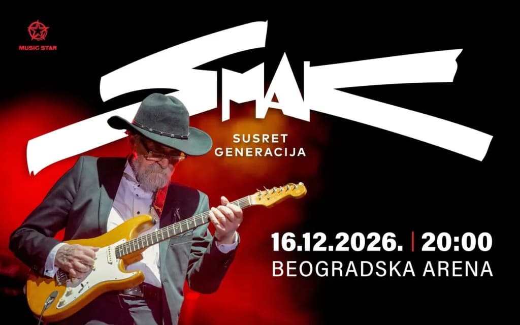 Slika uz članak: „Naše vreme tek dolazi“: Legendarni SMAK najavio veliki koncert u Areni za 16. decembar