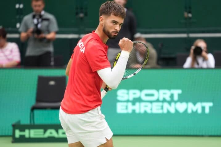 Slika uz članak: Dino Prižmić uoči nastavka Davis Cup sudara s Nijemcima: “Zverev? Igrat ću opušteno…”