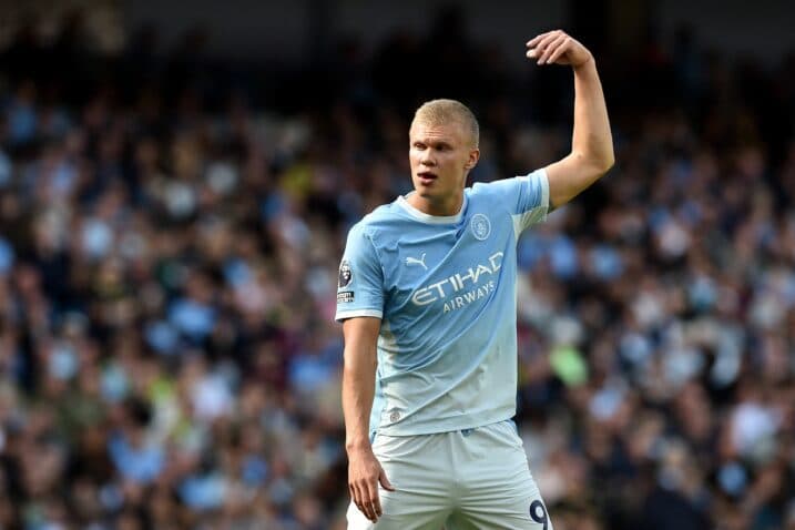 Slika uz članak: City slavio u gradskom derbiju na Old Traffordu. Joško Gvardiol asistirao Erlingu Haalandu