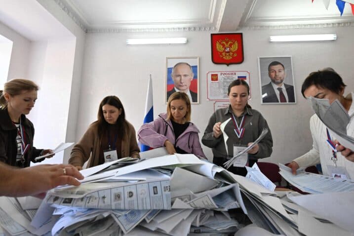 Slika uz članak: Putinova stranka pobedila na parlamentarnim izborima