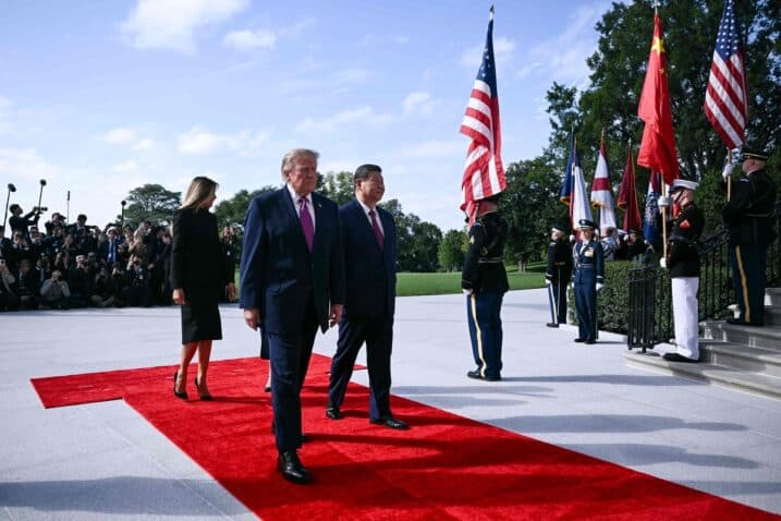 Slika uz članak: Trump primio Xija u Bijeloj kući. Žele biti “partneri, a ne suparnici”