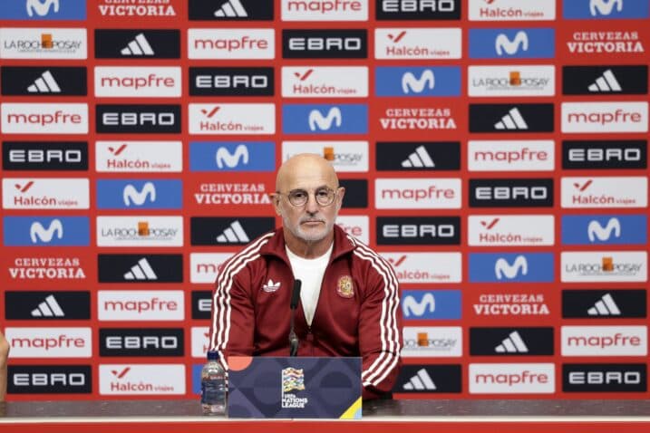 Slika uz članak: Španjolski izbornik Luis de la Fuente prekrižio je trojicu igrača za susret s Hrvatskom
