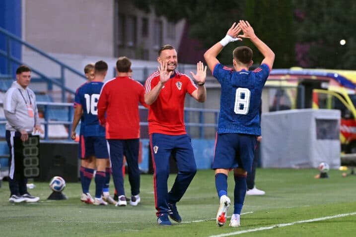 Slika uz članak: Hrvatska U-21 reprezentacija izborila plasman na EP. Oliću čestitao i Marijan Kustić