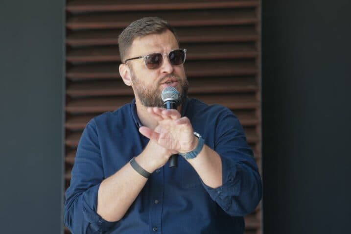 Slika uz članak: Marko Šapit s HRT-a put vaterpola