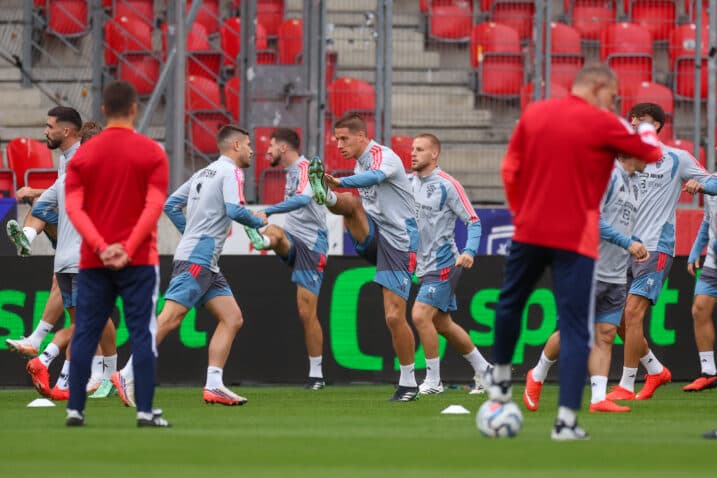 Slika uz članak: Modrić trenirao u Pragu, Baturina izostao večer uoči utakmice