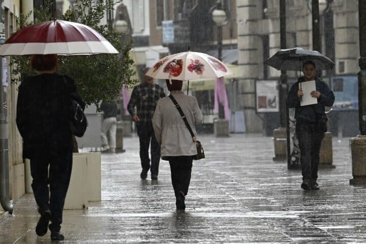 Slika uz članak: Vikend donosi kišu i jako jugo, ali prognoza za početak tjedna najavljuje novi preokret