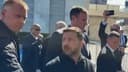 Slika uz članak: VIDEO Trenutak kada je Zelenski odbrusio Rusu: 'Na raketi, je**te'