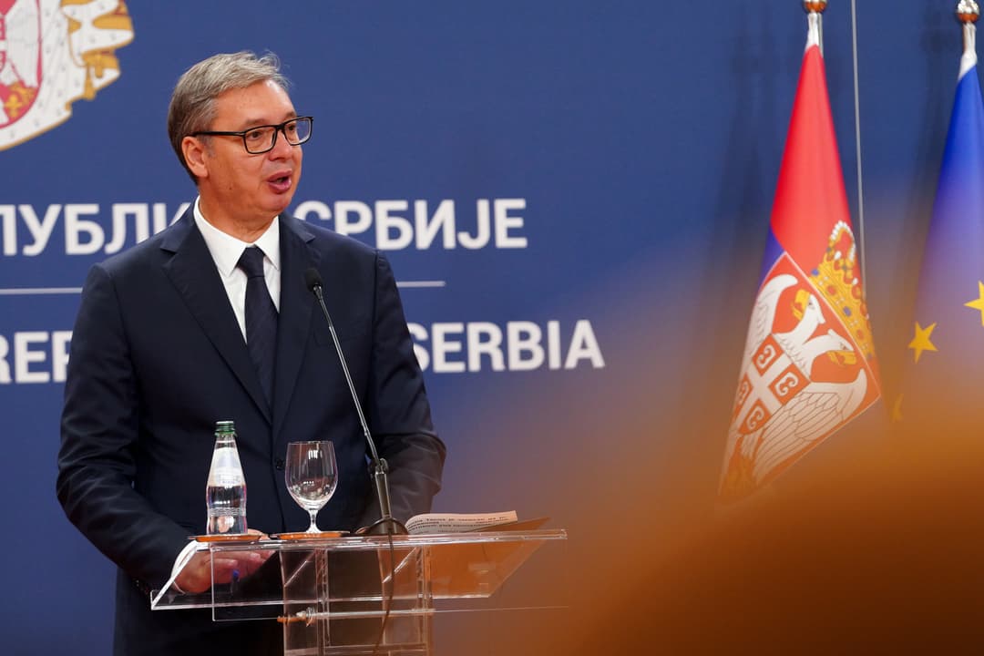 Slika uz članak: Вучић: Достојанствено смо представљали Србију, најважнији разговор са Ландауом