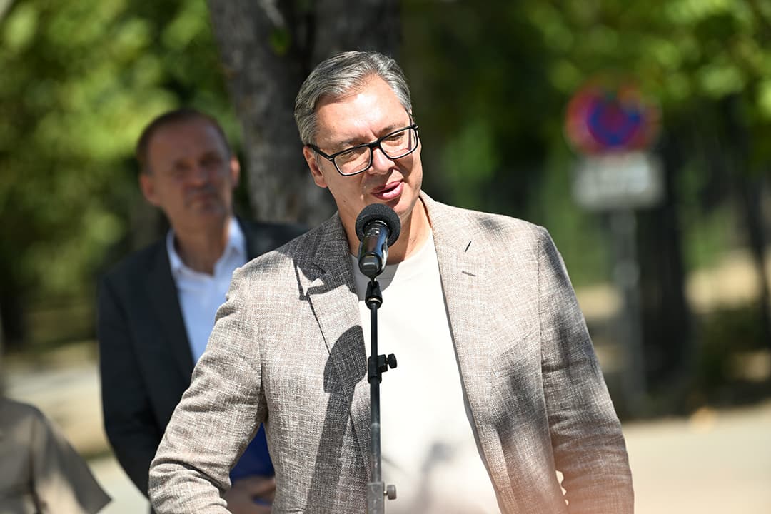 Slika uz članak: Председник Вучић примио акредитивна писма амбасадора Азербејџана и Шпаније