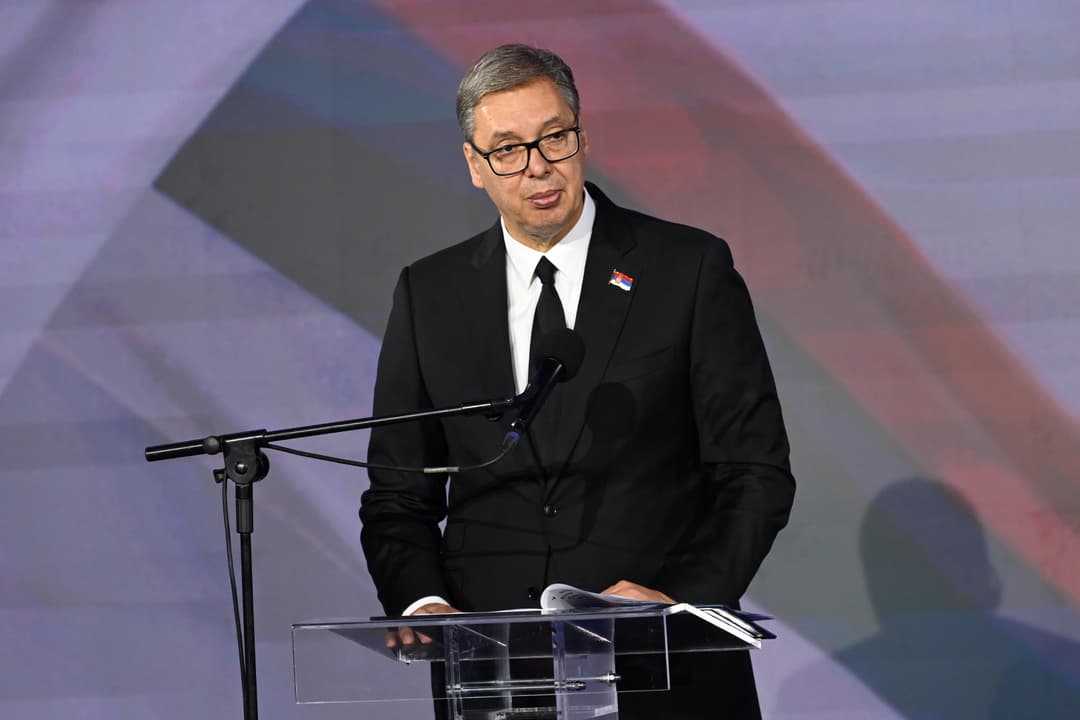 Slika uz članak: Уручивање одликовања председника Републике; Вучић: Посебна захвалност ватрогасцима који су штитили животе и имовину