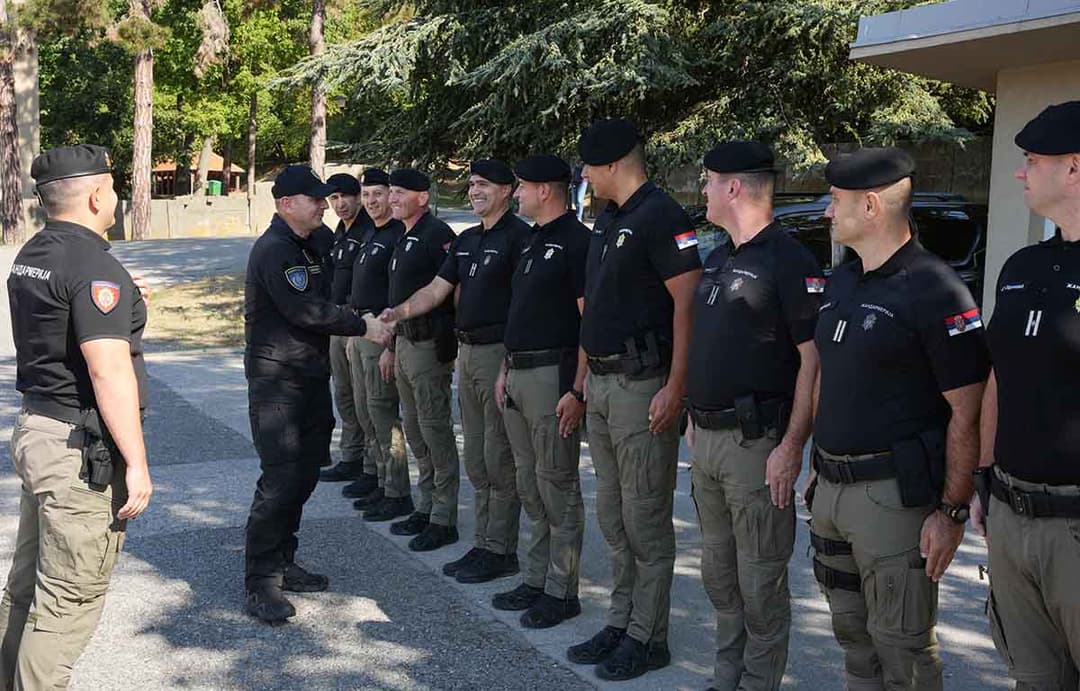 Slika uz članak: DIREKTOR POLICIJE U ŽANDARMERIJI: Vasiljević obišao gradilište nove Komande i najavio velika ulaganja MUP-a
