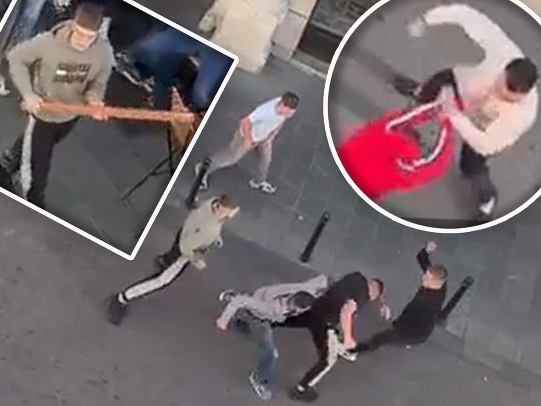 Slika uz članak: Masovna tuča u samom centru Sarajeva! Učesnici koristili letve i stolice, pojavio se i uznemirujući snimak