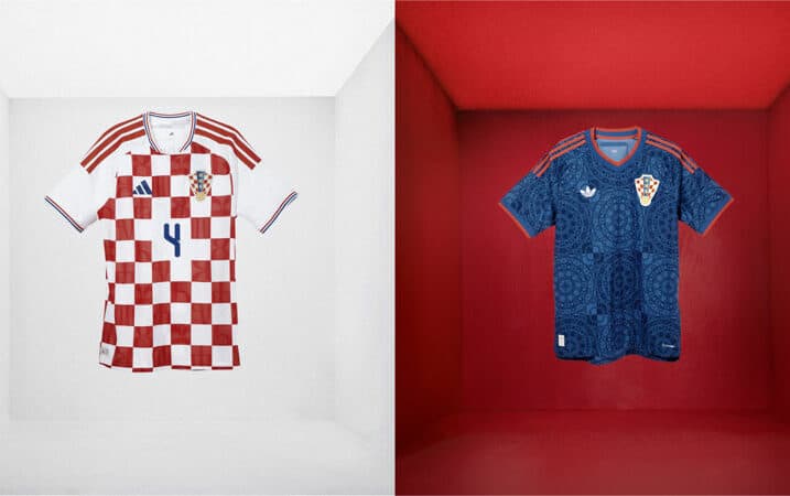 Slika uz članak: Pogledajte nove dresove Vatrenih. Adidas uklopio glagoljicu i čipku