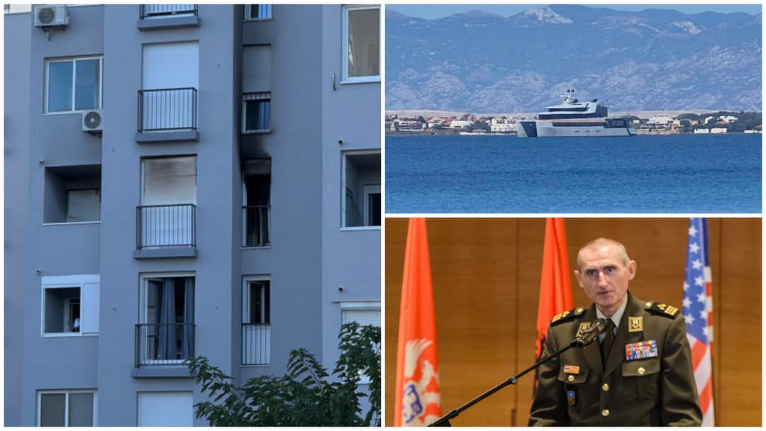 Slika uz članak: PREGLED DANA Uhićena majka trogodišnjaka ozlijeđenog u požaru, kod Zatona usidrene jahte američkog milijardera